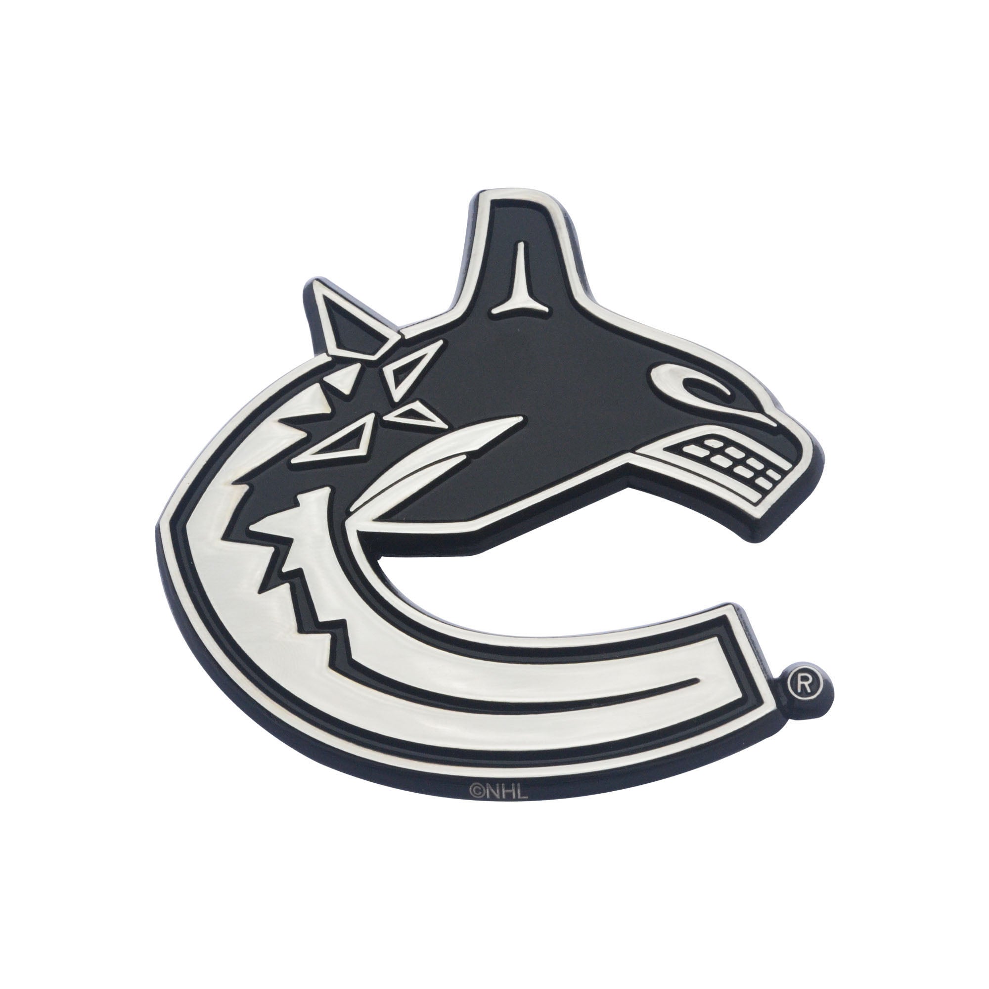 Vancouver Canucks 3D Chrome Metal Emblem