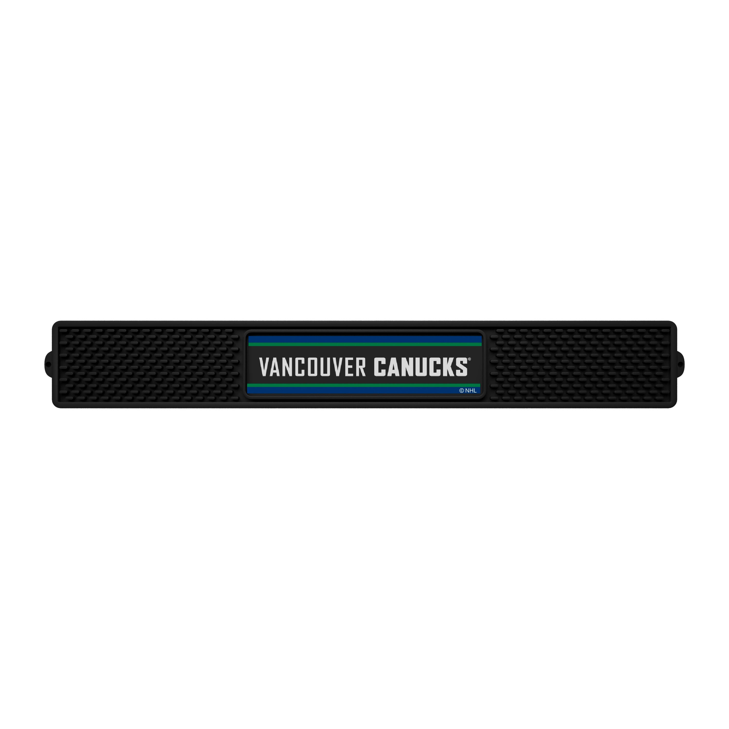 Vancouver Canucks Bar Drink Mat - 3.25in. x 24in.