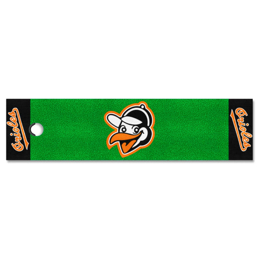 Baltimore Orioles Putting Green Mat - 1.5ft. x 6ft. 1954 Retro Logo - Baltimore Orioles