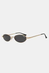 Nicole Lee USA Metal Frame Finley Oval Sunglasses Trendsi