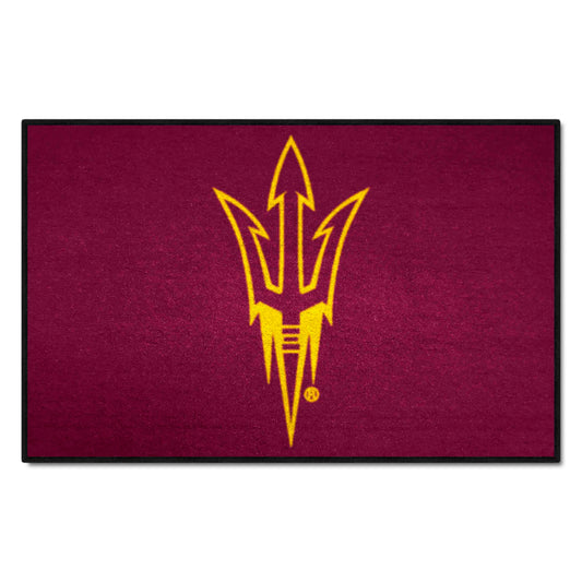 Arizona State Sun Devils Starter Mat Accent Rug - 19in. x 30in., Pitchfork Logo