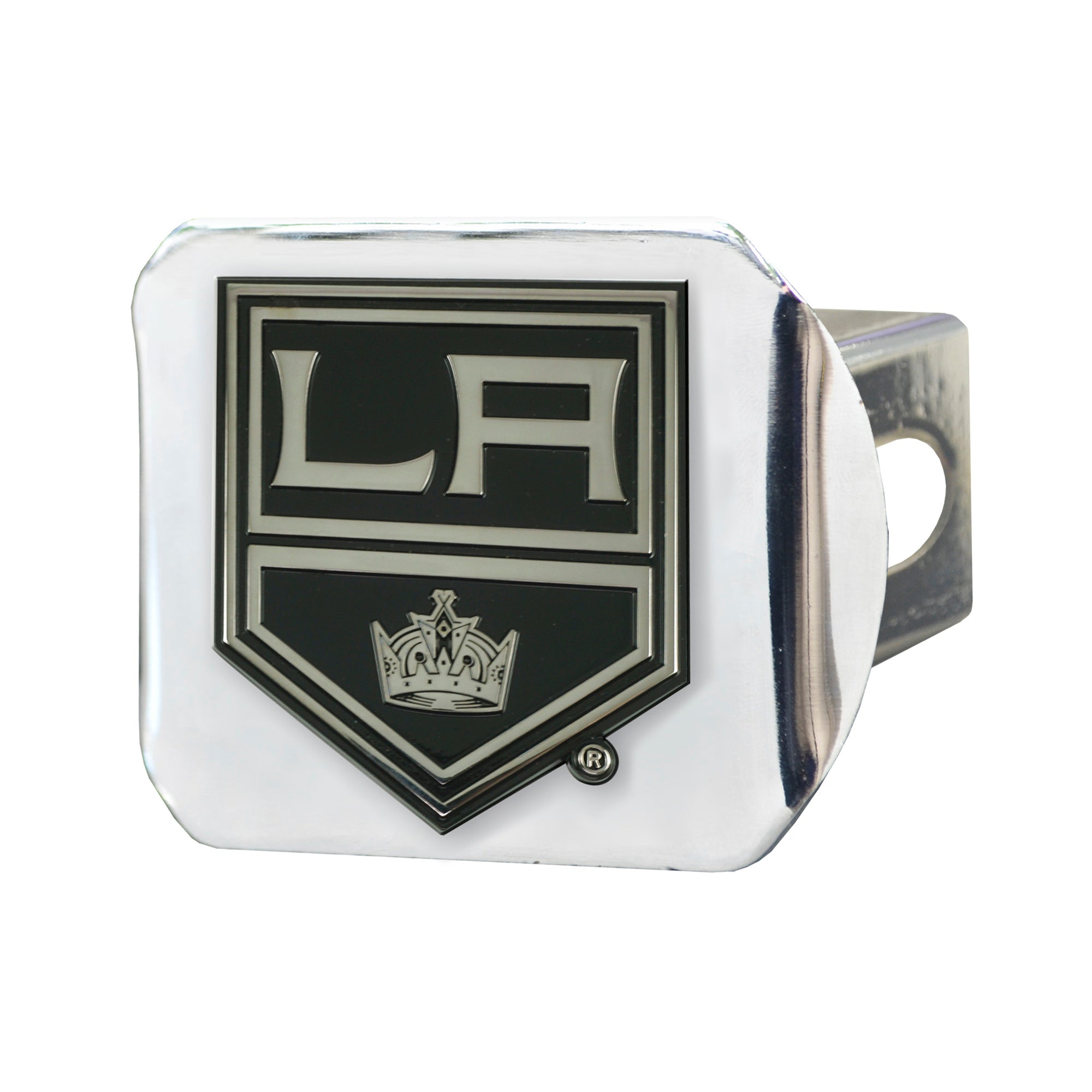 Los Angeles Kings Chrome Metal Hitch Cover with Chrome Metal 3D Emblem