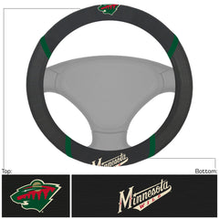 Minnesota Wild Embroidered Steering Wheel Cover