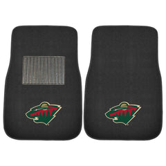 Minnesota Wild Embroidered Car Mat Set - 2 Pieces