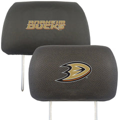 Anaheim Ducks Embroidered Head Rest Cover Set - 2 Pieces - Anaheim Ducks