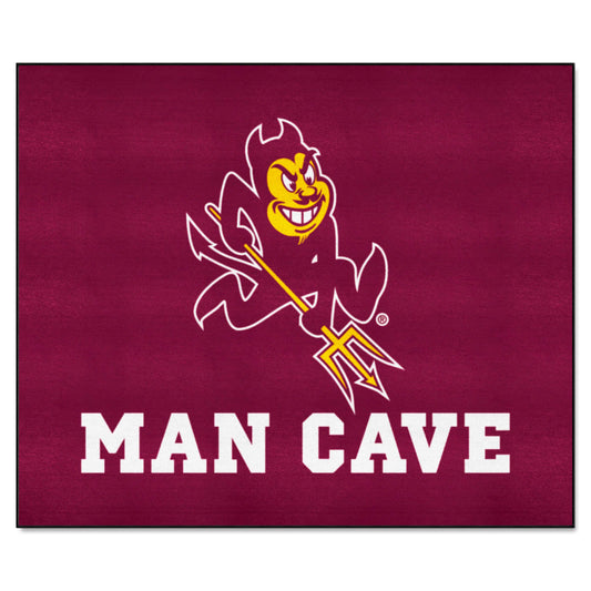 Arizona State Sun Devils Man Cave Tailgater Rug - 5ft. x 6ft., Sparky Logo