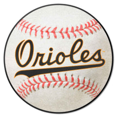 Baltimore Orioles Baseball Rug - 27in. Diameter