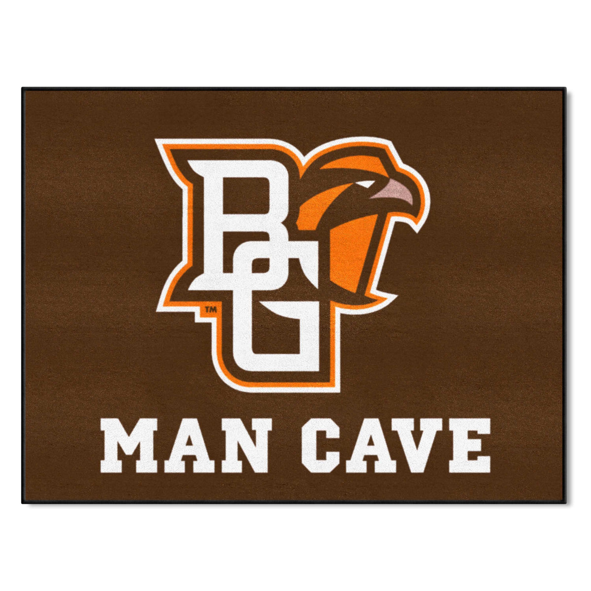 Bowling Green Falcons Man Cave All-Star Rug - 34 in. x 42.5 in. - Bowling Green