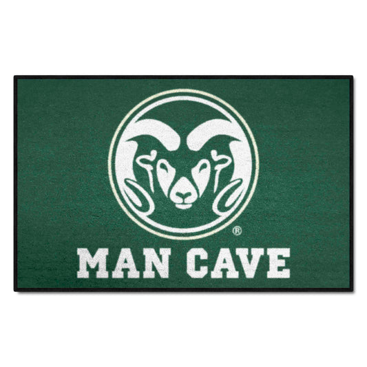 Colorado State Rams Man Cave Starter Mat Accent Rug - 19in. x 30in. - Colorado State