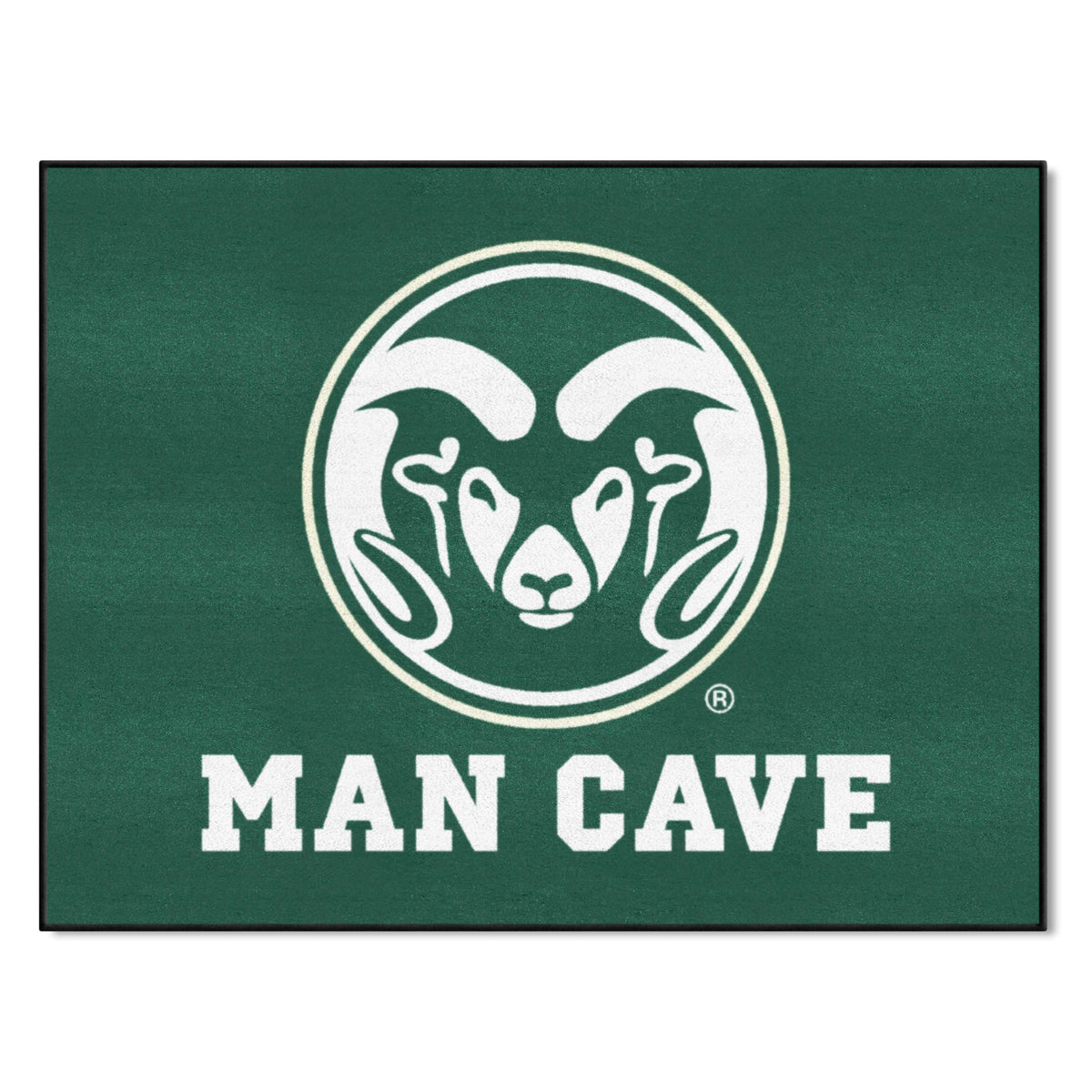 Colorado State Rams Man Cave All-Star Rug - 34 in. x 42.5 in. - Colorado State