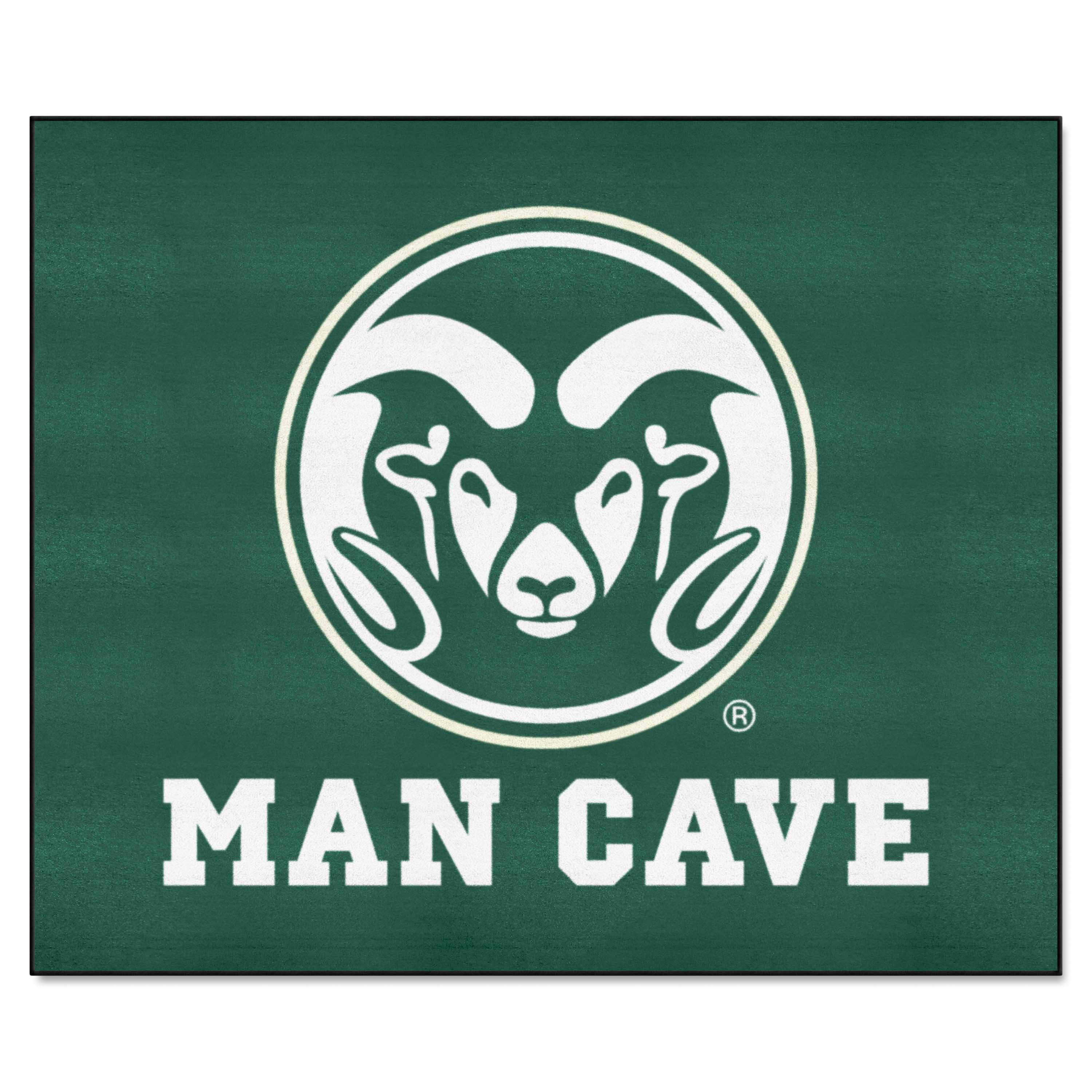 Colorado State Rams Man Cave Tailgater Rug - 5ft. x 6ft. - Colorado State