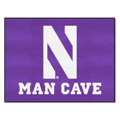 Northwestern Wildcats Man Cave All-Star Rug - 34 in. x 42.5 in.