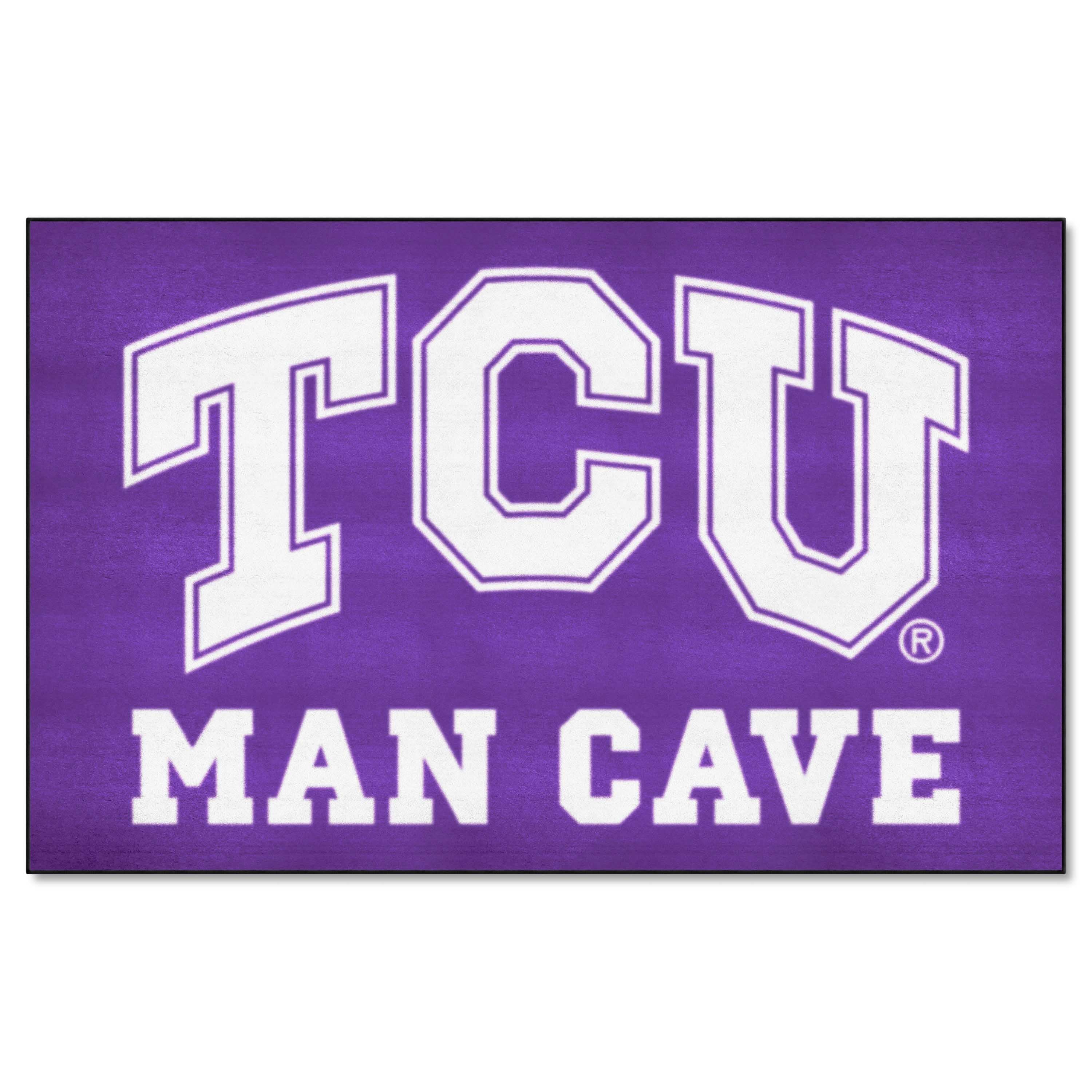 TCU Horned Frogs Man Cave Ulti-Mat Rug - 5ft. x 8ft.