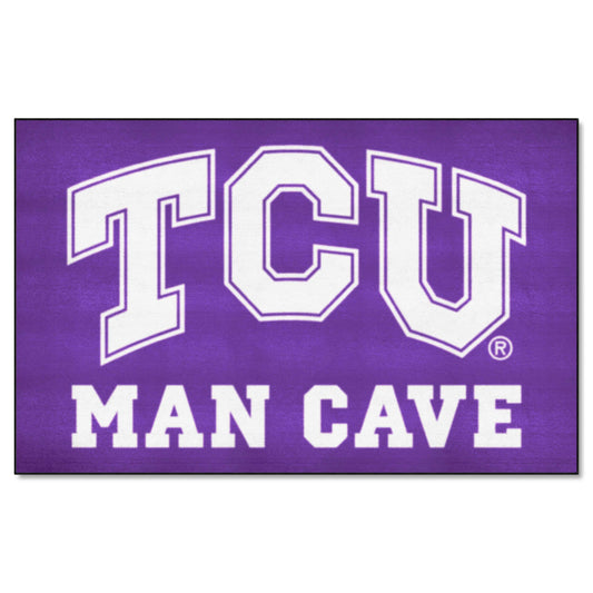 TCU Horned Frogs Man Cave Ulti-Mat Rug - 5ft. x 8ft.