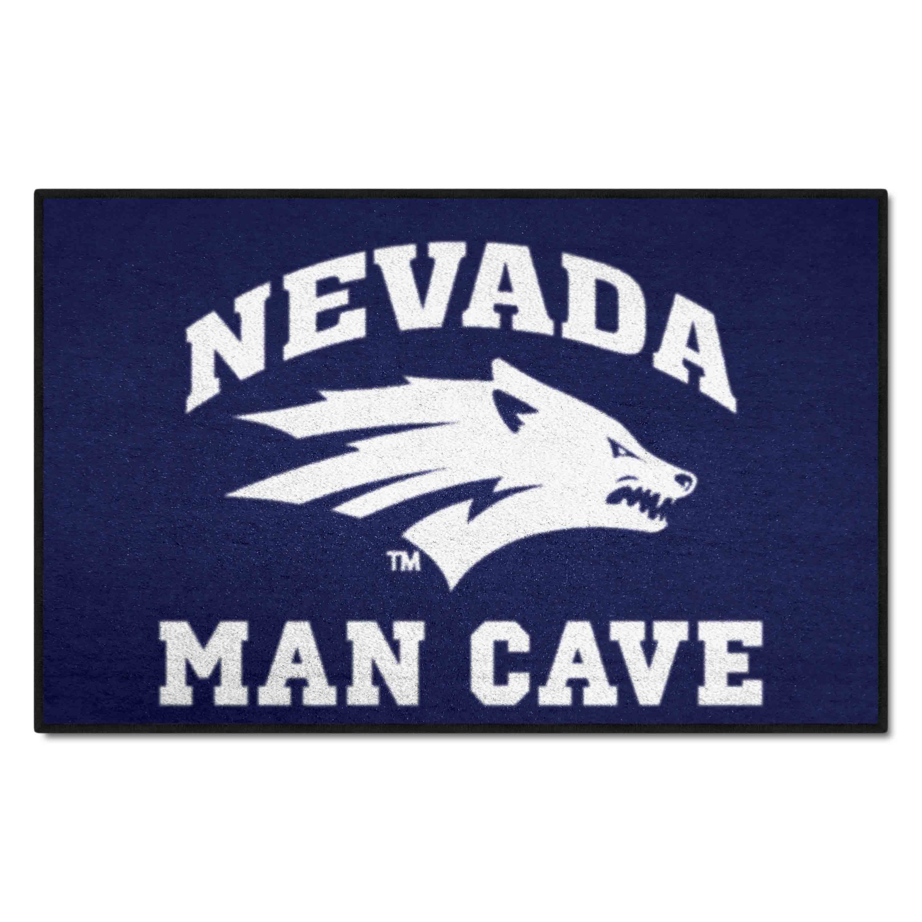 Nevada Wolfpack Man Cave Starter Mat Accent Rug - 19in. x 30in. - Nevada