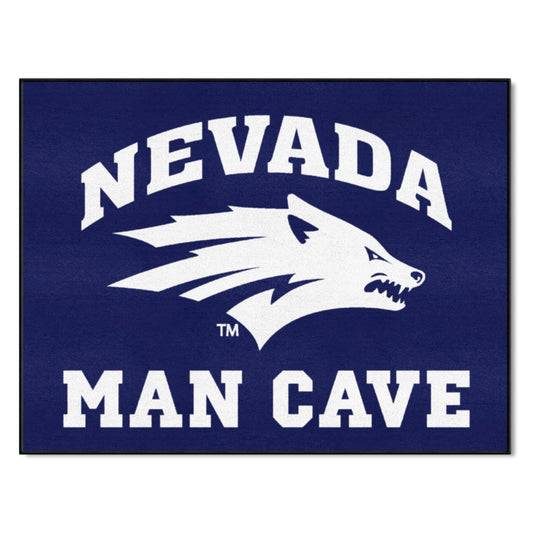 Nevada Wolfpack Man Cave All-Star Rug - 34 in. x 42.5 in.