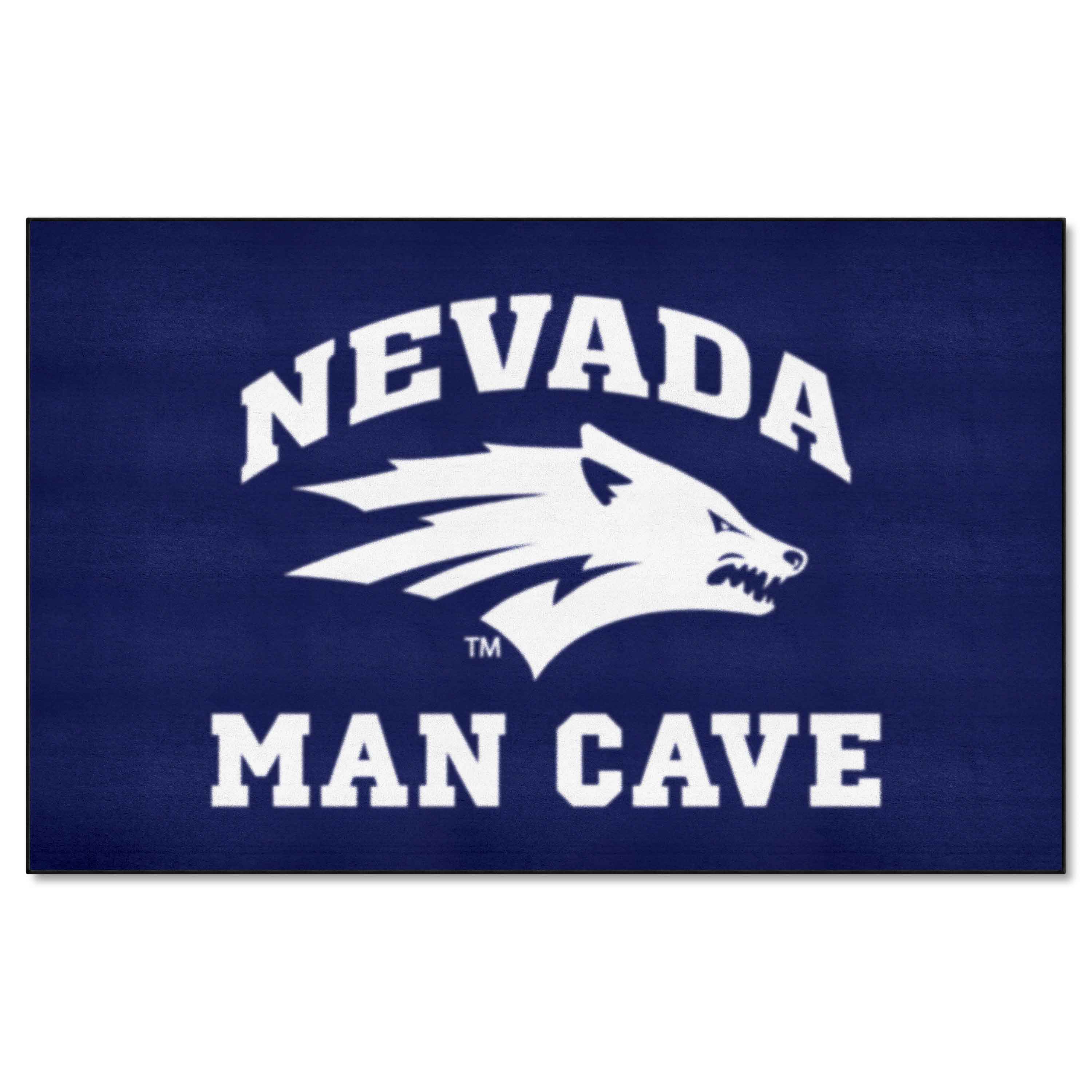 Nevada Wolfpack Man Cave Ulti-Mat Rug - 5ft. x 8ft. - Nevada