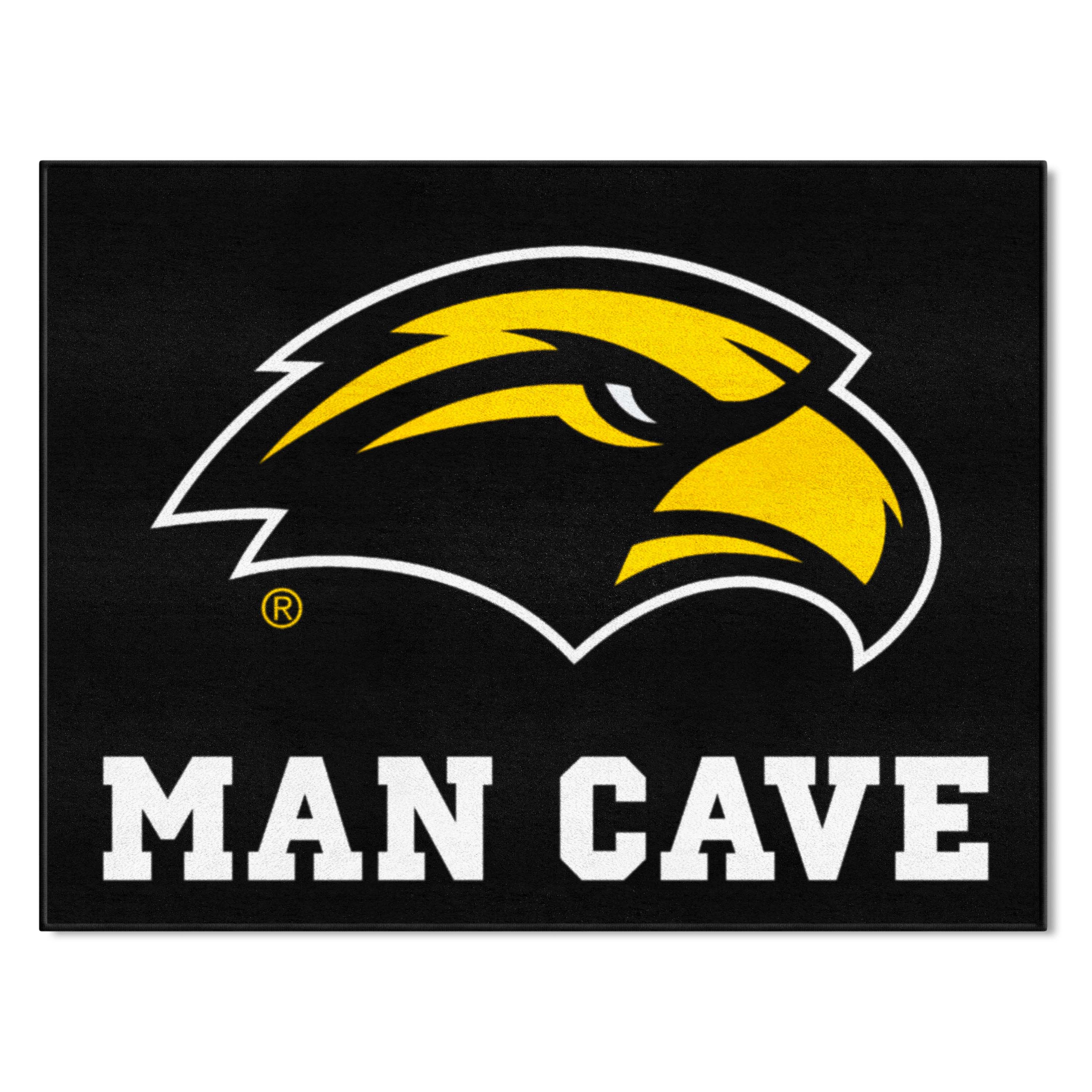 Southern Miss Golden Eagles Man Cave All-Star Rug - 34 in. x 42.5 in.