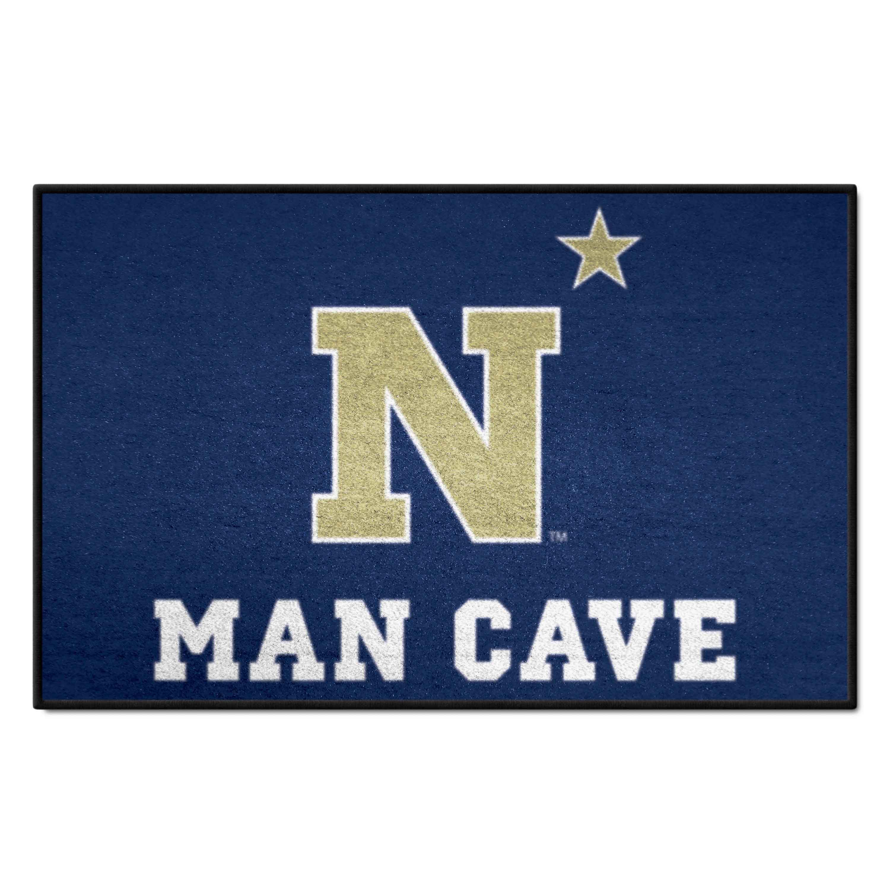 Naval Academy Man Cave Starter Mat Accent Rug - 19in. x 30in.