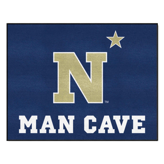 Naval Academy Man Cave All-Star Rug - 34 in. x 42.5 in.