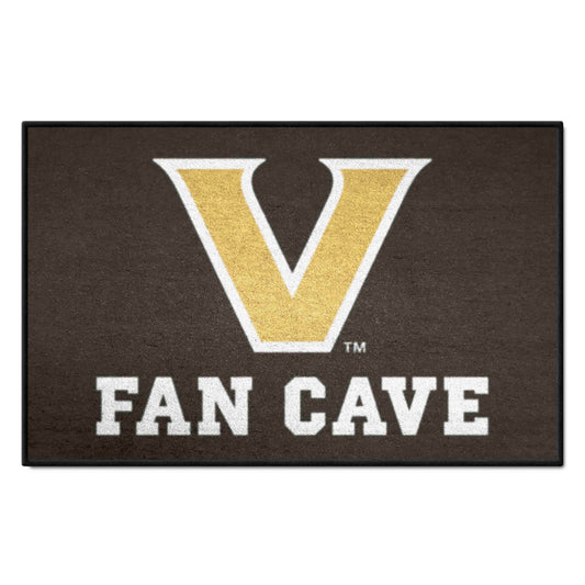 Vanderbilt Commodores Fan Cave Starter Mat Accent Rug - 19in. x 30in.