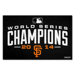 San Francisco Giants 2014 MLB World Series Champions Starter Mat Accent Rug - 19in. x 30in.