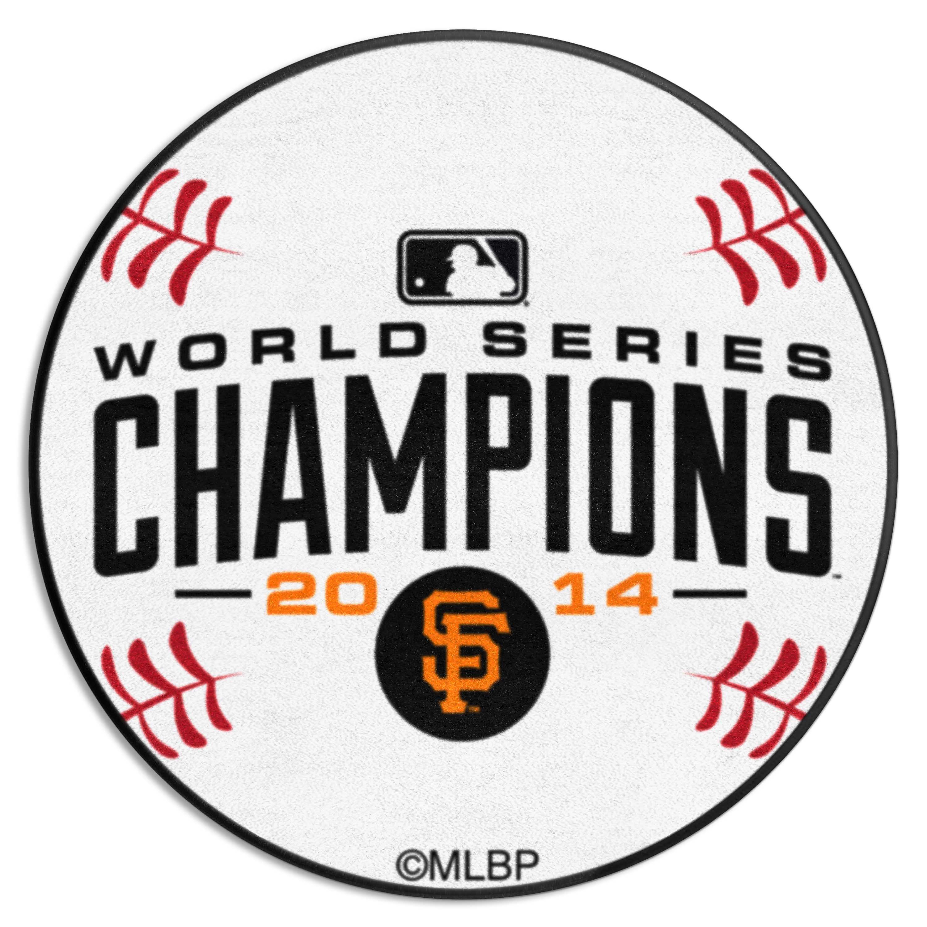 San Francisco Giants 2014 MLB World Series Champions Baseball Rug - 27in. Diameter