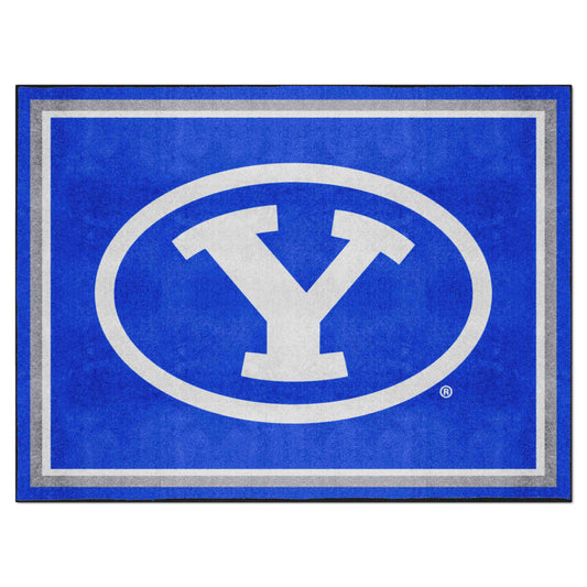 BYU Cougars 8ft. x 10 ft. Plush Area Rug - BYU