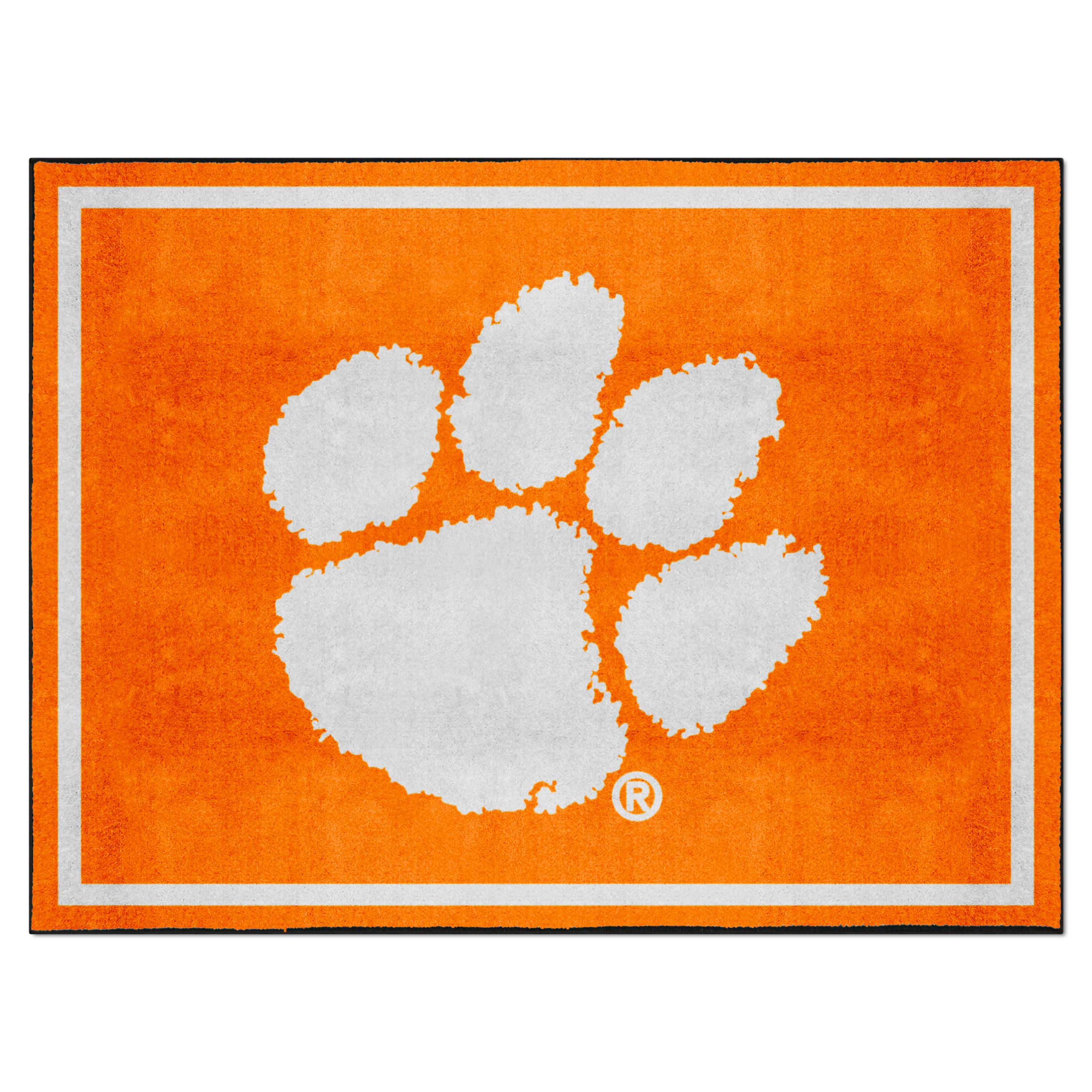 Clemson Tigers 8ft. x 10 ft. Plush Area Rug