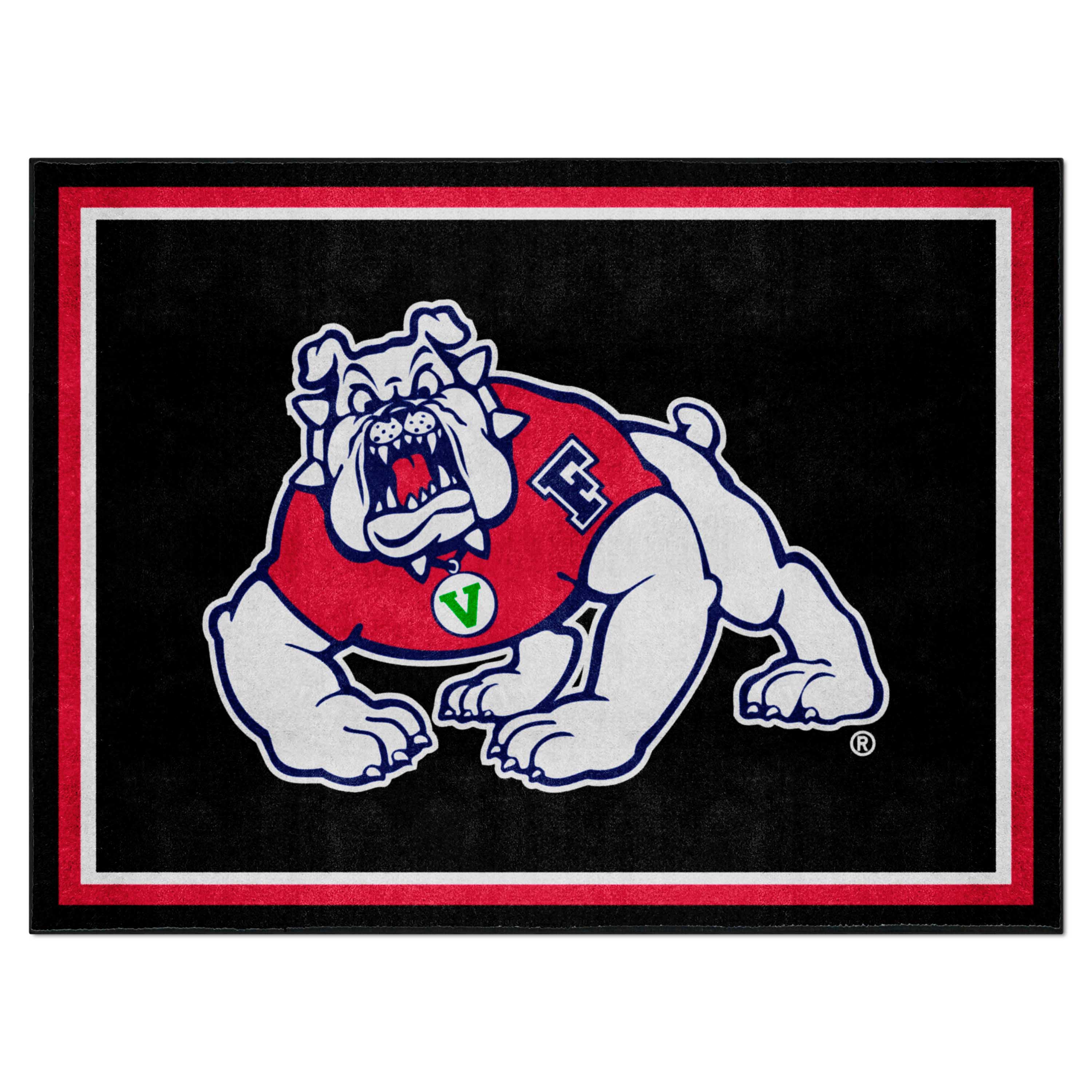 Fresno State Bulldogs 8ft. x 10 ft. Plush Area Rug