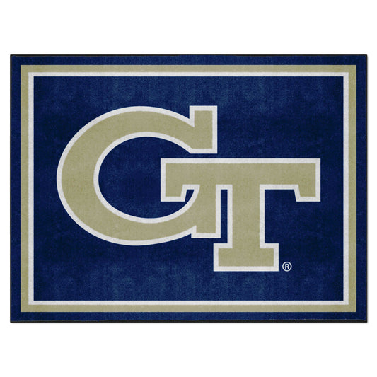 Georgia Tech Yellow Jackets 8ft. x 10 ft. Plush Area Rug, GT