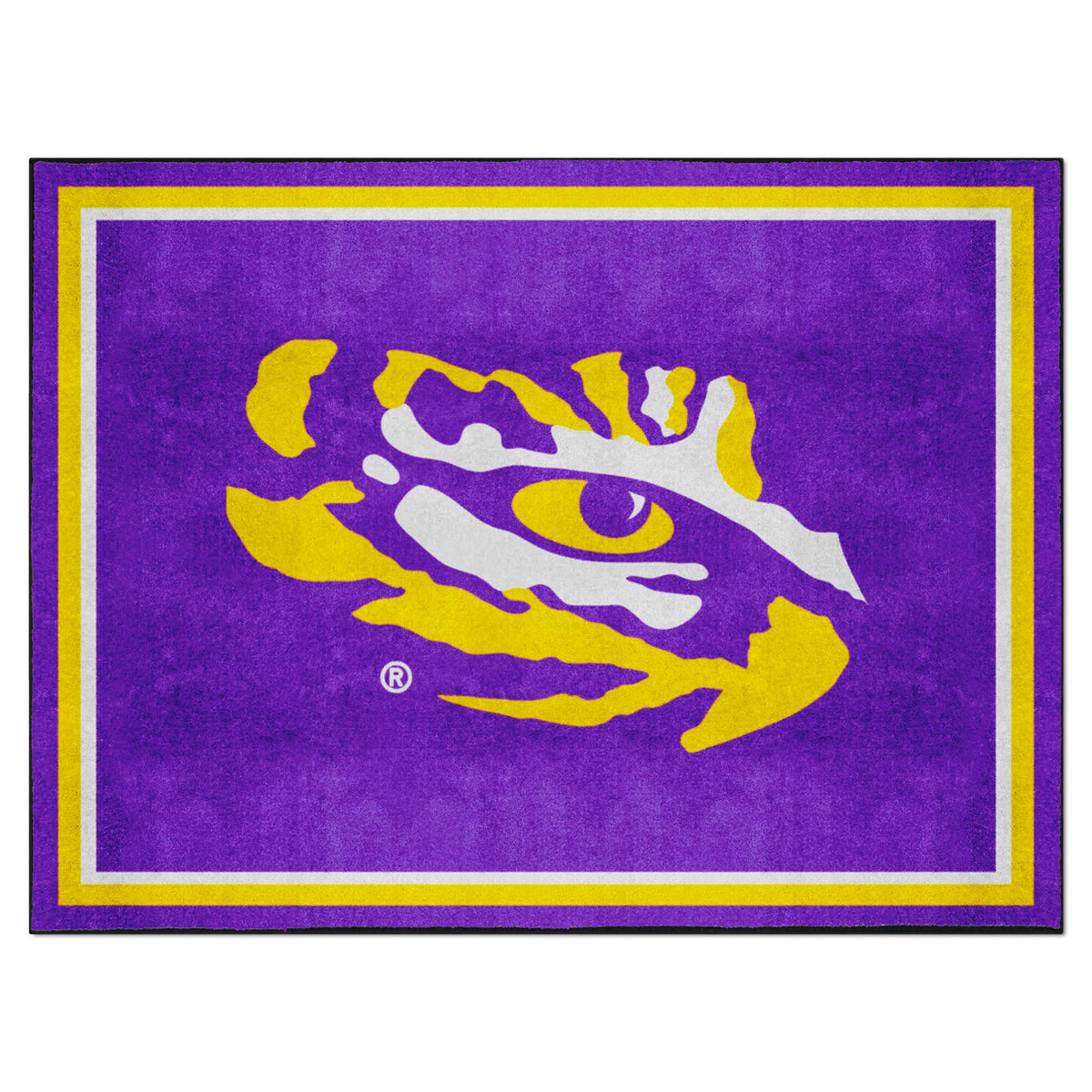 LSU Tigers 8ft. x 10 ft. Plush Area Rug