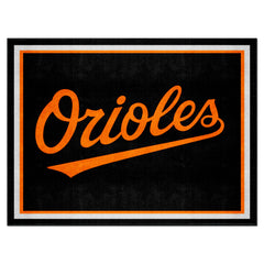 Baltimore Orioles 8ft. x 10 ft. Plush Area Rug "Orioles" Logo - Baltimore Orioles