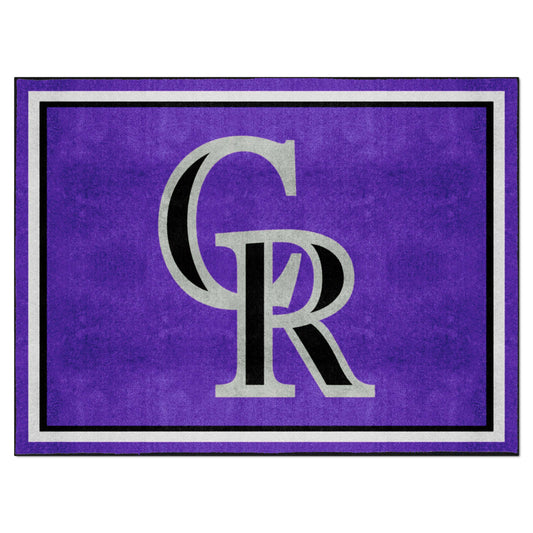 Colorado Rockies 8ft. x 10 ft. Plush Area Rug - Colorado Rockies