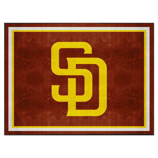 San Diego Padres 8ft. x 10 ft. Plush Area Rug