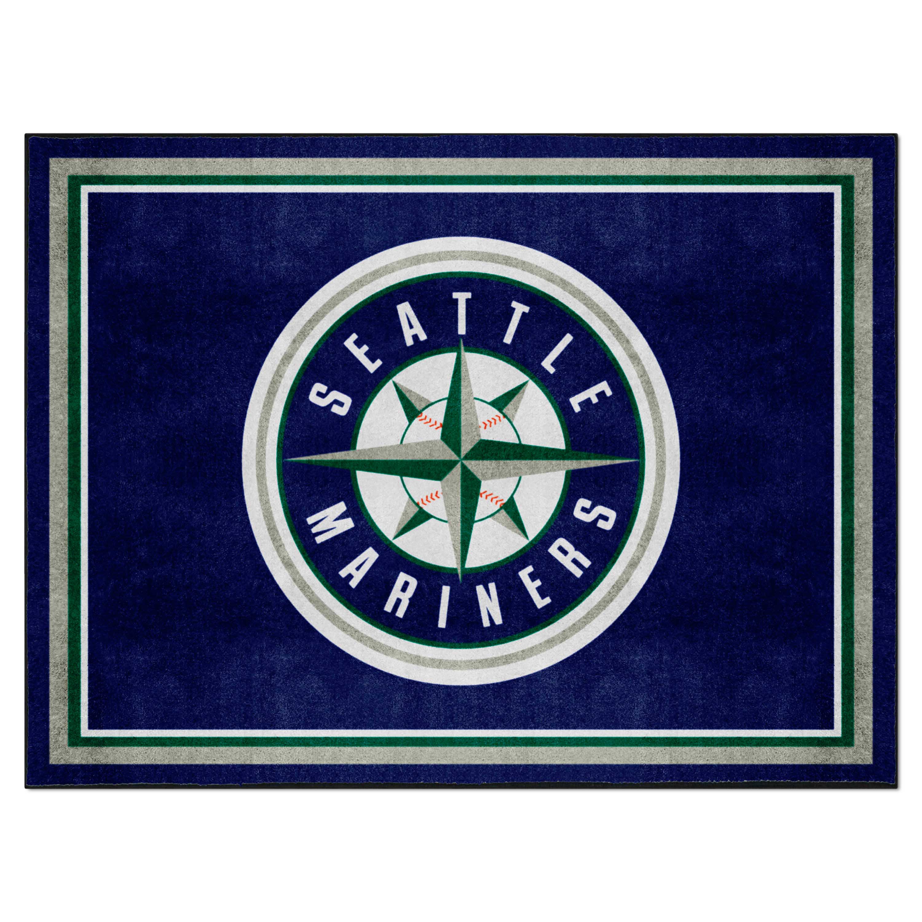 Seattle Mariners 8ft. x 10 ft. Plush Area Rug