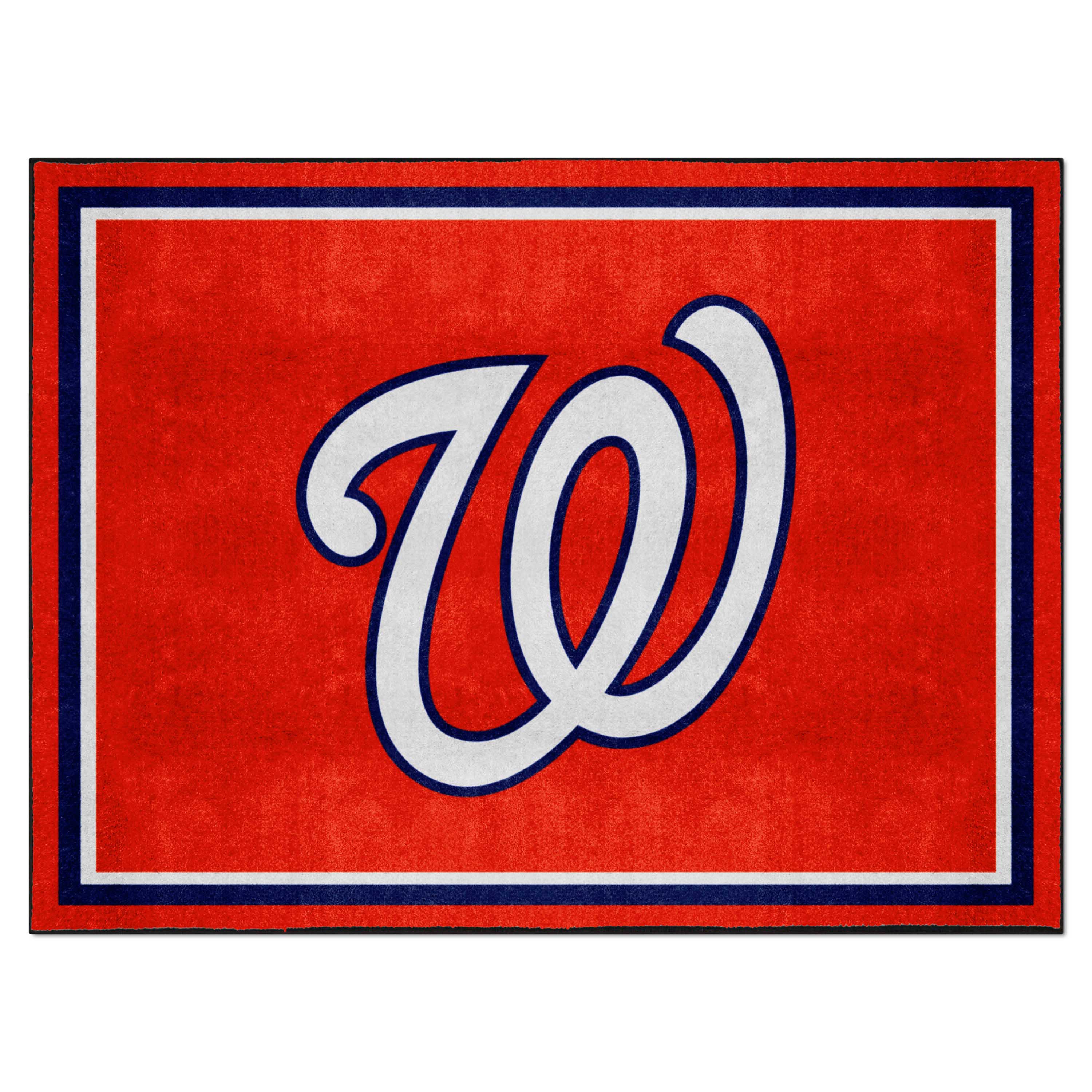 Washington Nationals 8ft. x 10 ft. Plush Area Rug