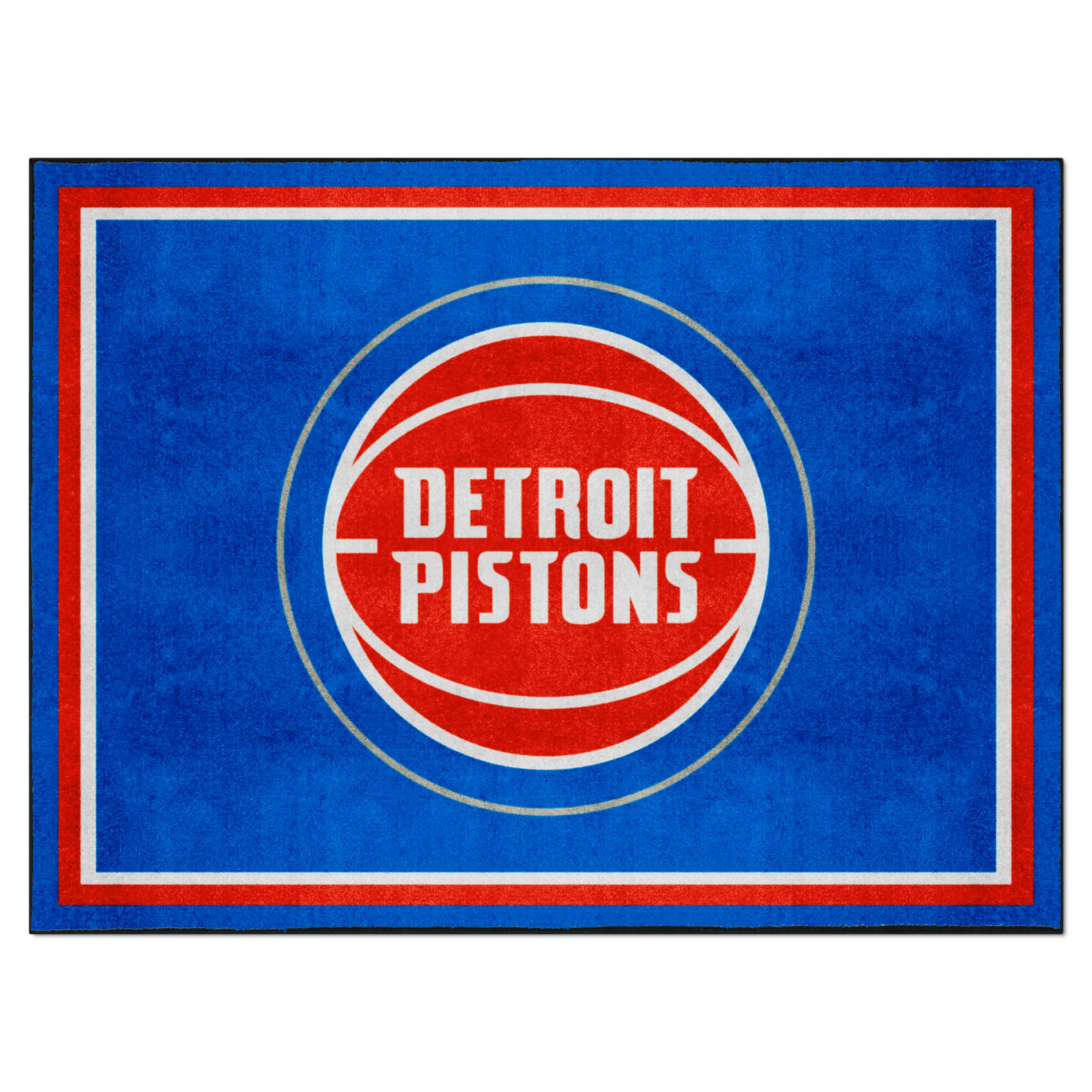 Detroit Pistons 8ft. x 10 ft. Plush Area Rug