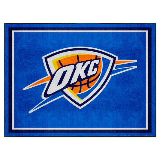 Oklahoma City Thunder 8ft. x 10 ft. Plush Area Rug