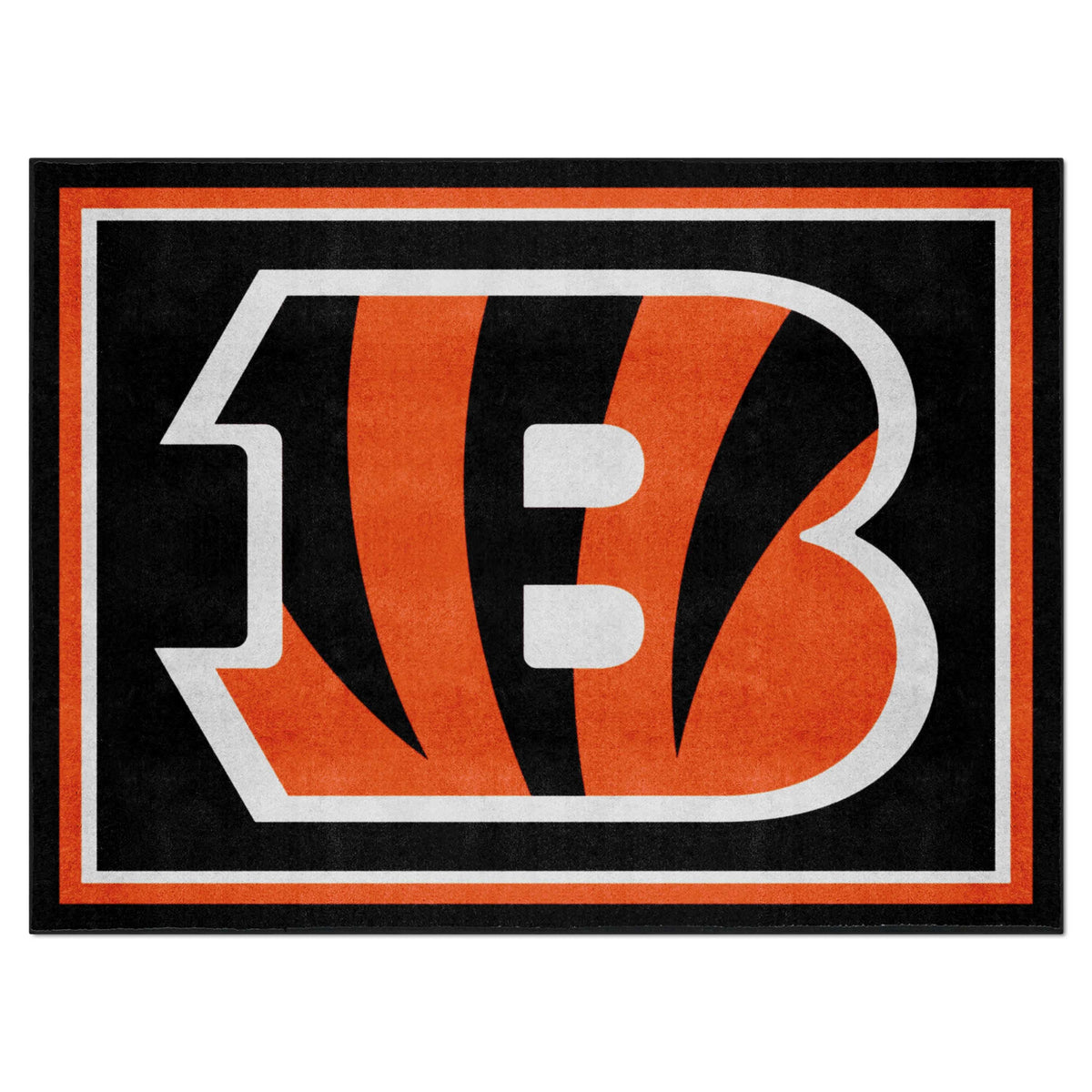 Cincinnati Bengals 8ft. x 10 ft. Plush Area Rug - Cincinnati Bengals