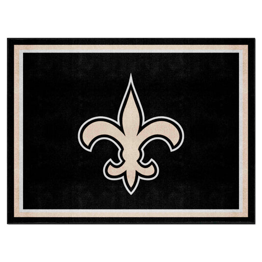 New Orleans Saints 8ft. x 10 ft. Plush Area Rug