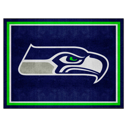 Seattle Seahawks 8ft. x 10 ft. Plush Area Rug