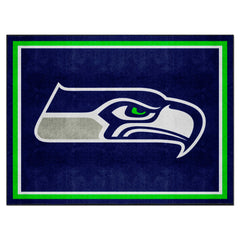 Seattle Seahawks 8ft. x 10 ft. Plush Area Rug