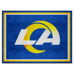 Los Angeles Rams 8ft. x 10 ft. Plush Area Rug