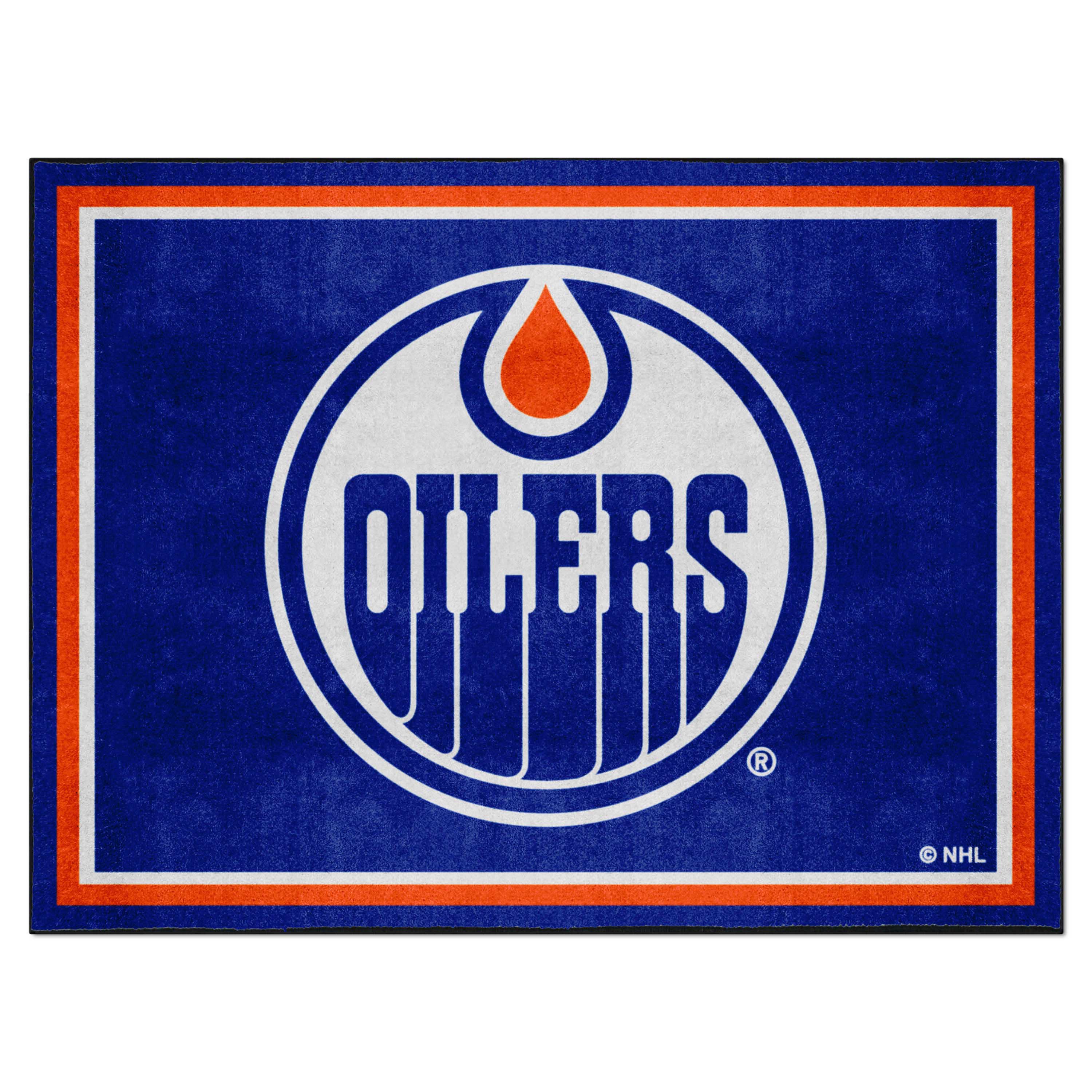 Edmonton Oilers Oilers 8ft. x 10 ft. Plush Area Rug - Edmonton Oilers