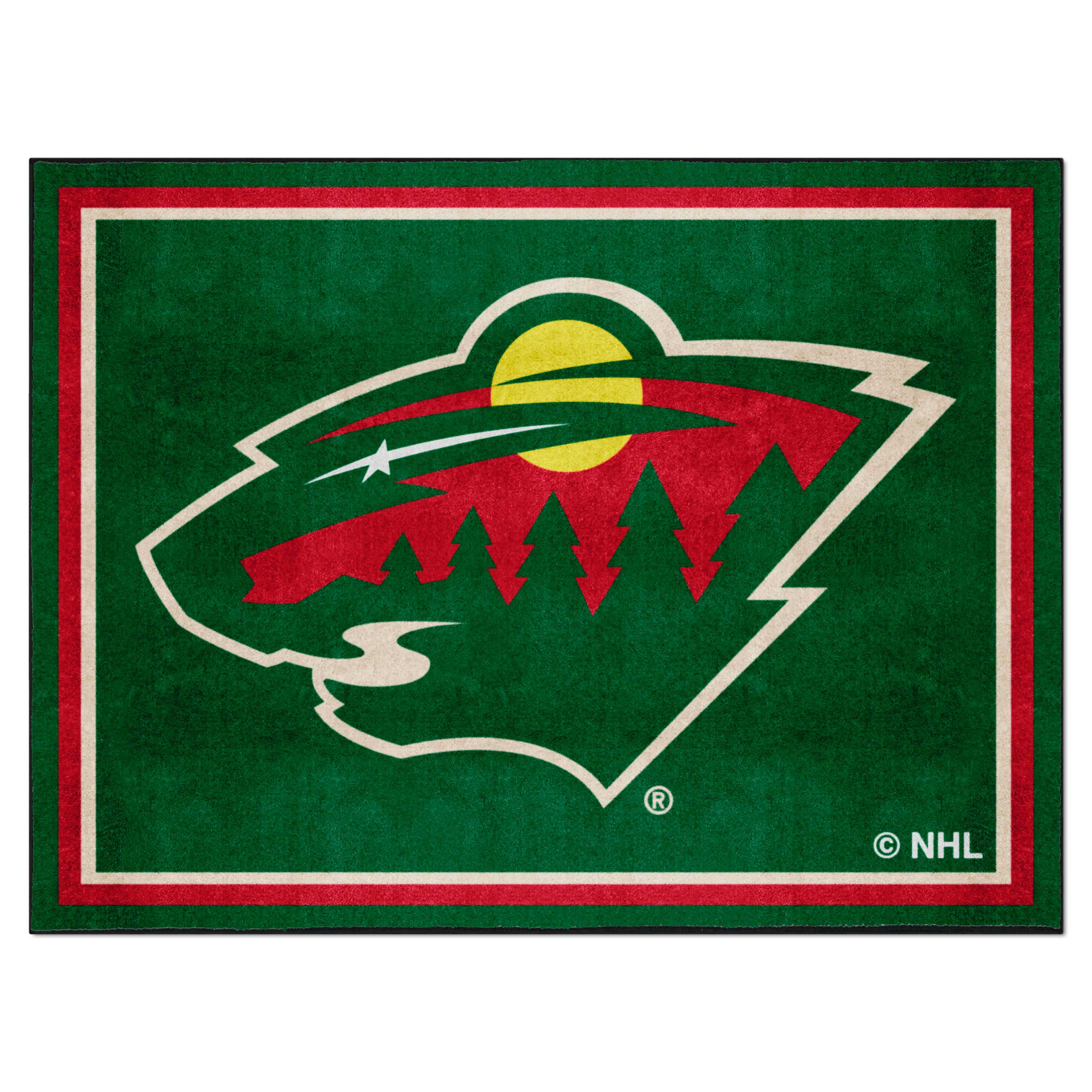 Minnesota Wild 8ft. x 10 ft. Plush Area Rug