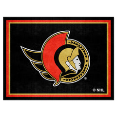 Ottawa Senators 8ft. x 10 ft. Plush Area Rug