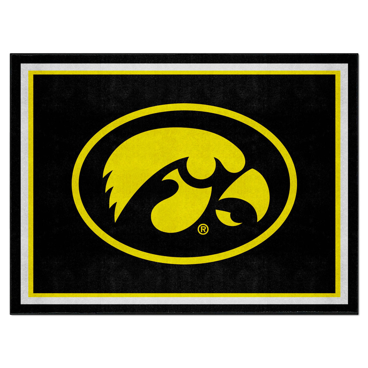 Iowa Hawkeyes 8ft. x 10 ft. Plush Area Rug