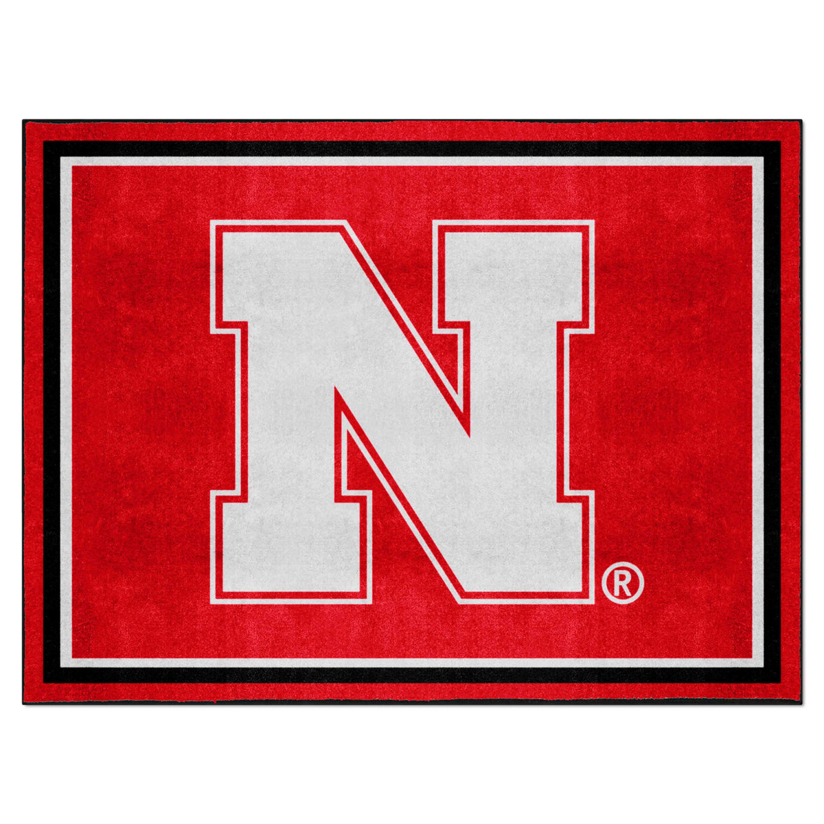 Nebraska Cornhuskers 8ft. x 10 ft. Plush Area Rug