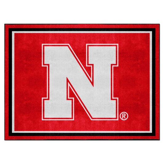 Nebraska Cornhuskers 8ft. x 10 ft. Plush Area Rug - Nebraska